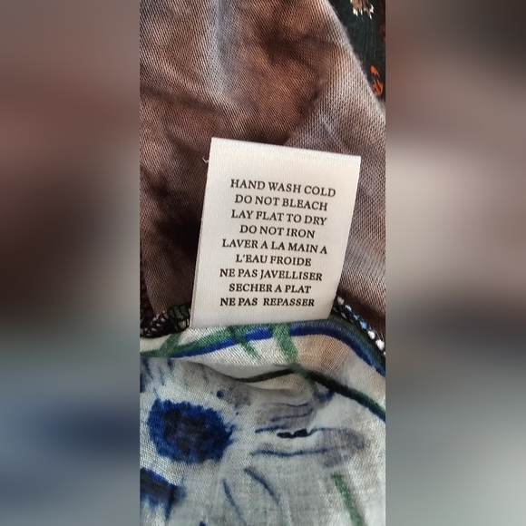 Women’s Boho Patchwork Open Front Long Vest Sleeveless Floral Duster XL Artsy - Picture 8 of 8